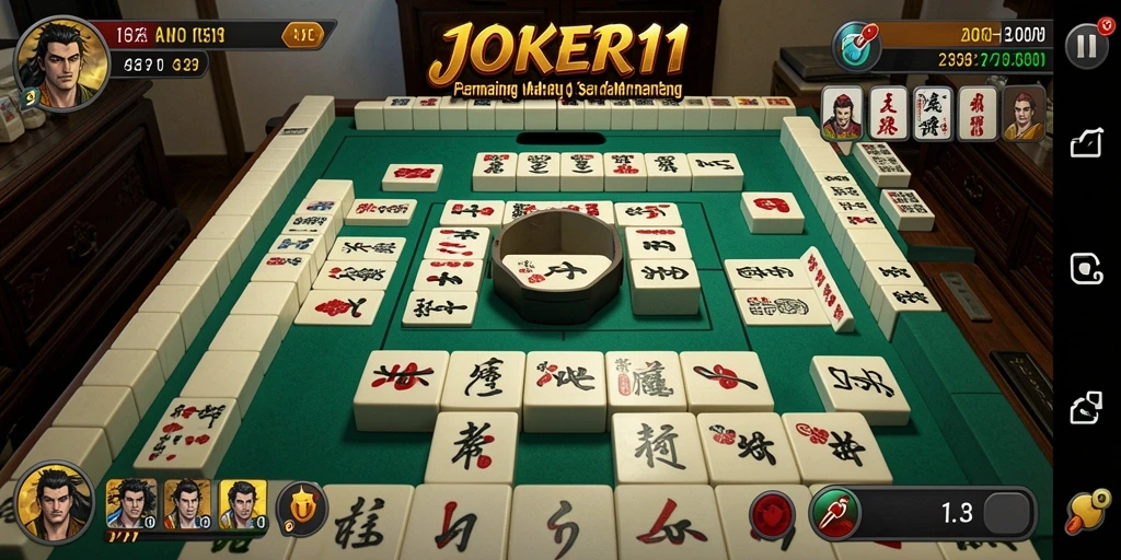 Gameplay JOKER11 yang menarik dan menantang dalam permainan Mahjong.