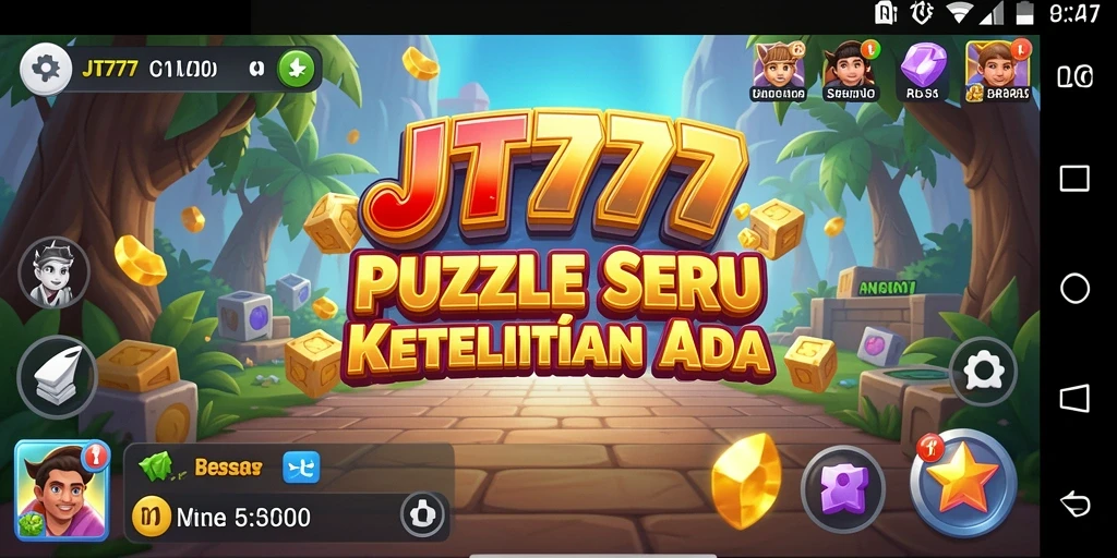 Tangkapan layar utama dari gameplay JT777 yang menantang.