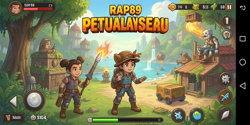 Tampilan gameplay RAP89 yang menawan dan penuh warna.