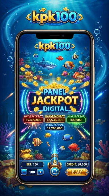 Tampilan antarmuka pengguna kpk100 yang sederhana dan menarik.